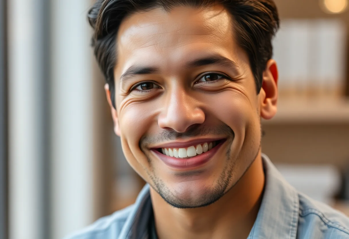 Portrait of a smiling man